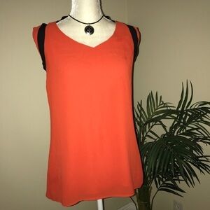 Naked Zebra Sleeveless Lined Top M  (9A)